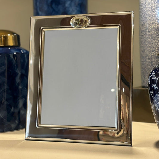 50th Anniversary Silver Photo Frame