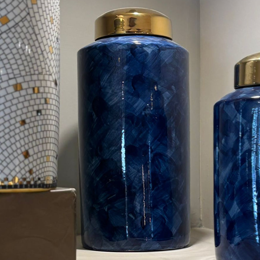 Blue Ginger Jar