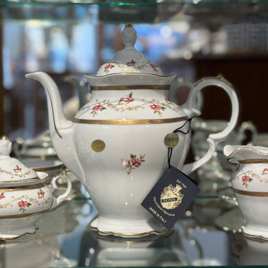 Limoges Porcelain & Gold Fest Coffee Set