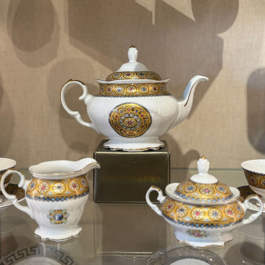 Limoges Porcelain & Gold Tea Set