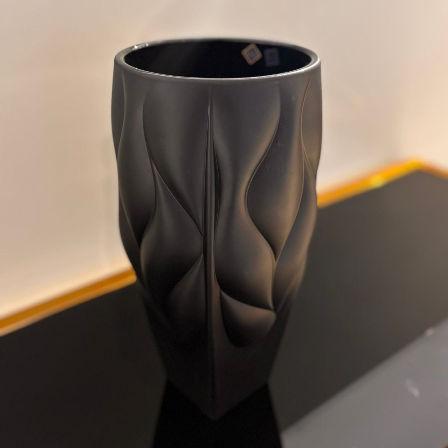 Bamboo Vase Type 2 With Black Satin