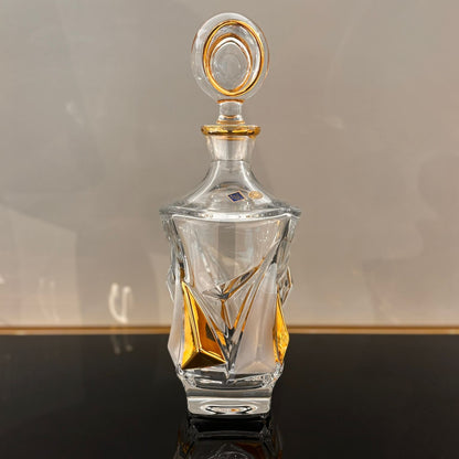 Princess Decanter With Gold & Fond