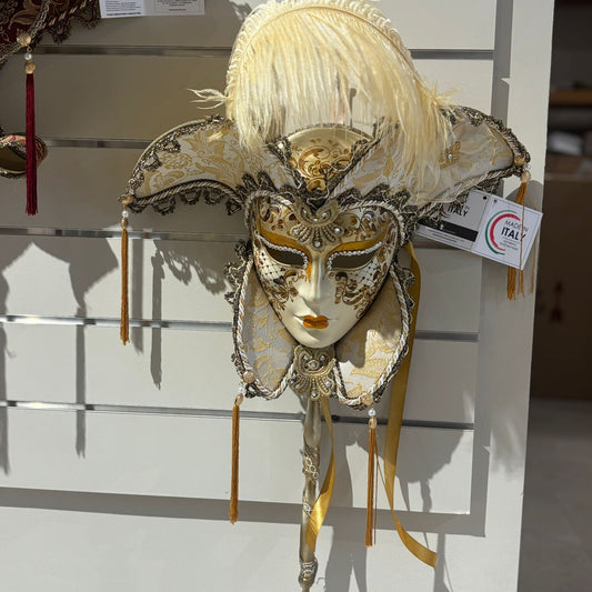 Venetian Mask Casanova Bastone Colletto