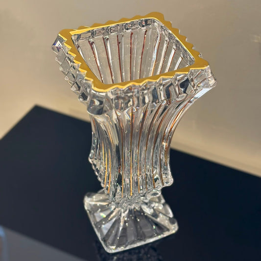 Prague Vase With Golden Lines