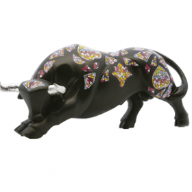 Mini Black Bull With Decals