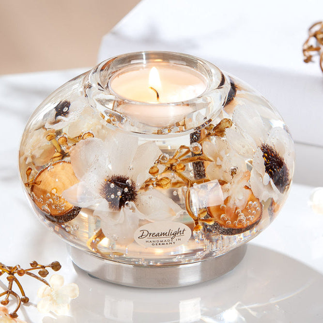 Glass Tealight Candle Holder