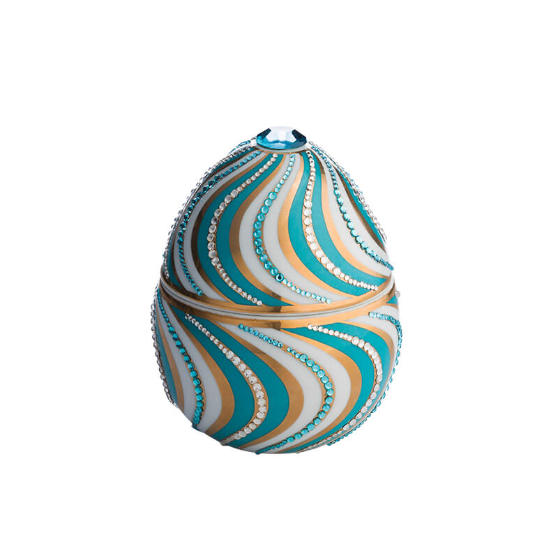 Espiral Blue Candle