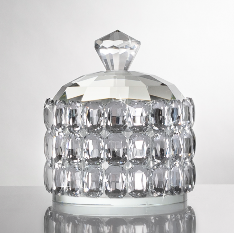 Mirrored Crystal Jewellery Box