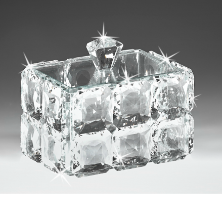 Decorative Crystal Keepsake Box