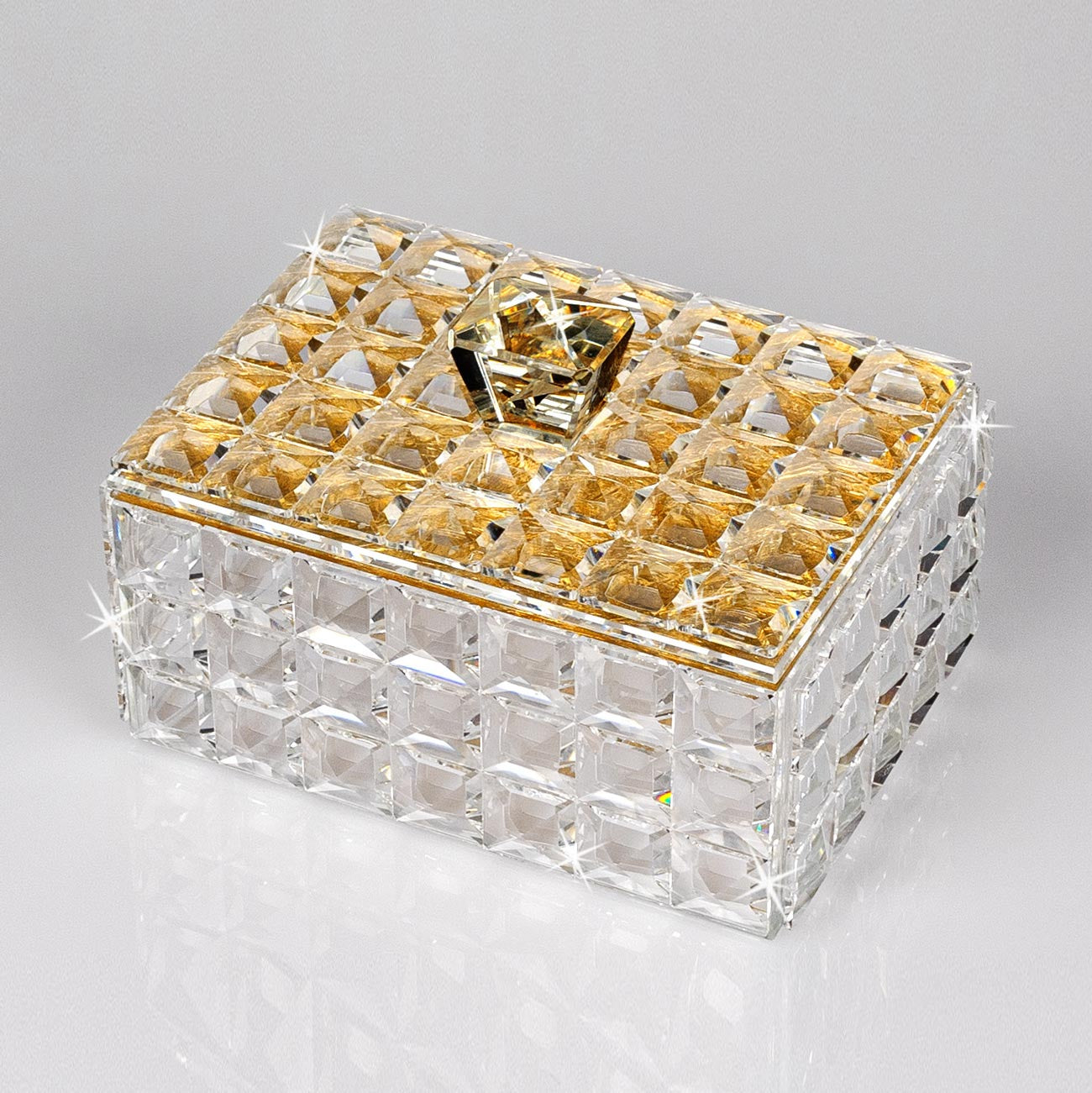 Decorative Gold Leaf Jewellery Box
