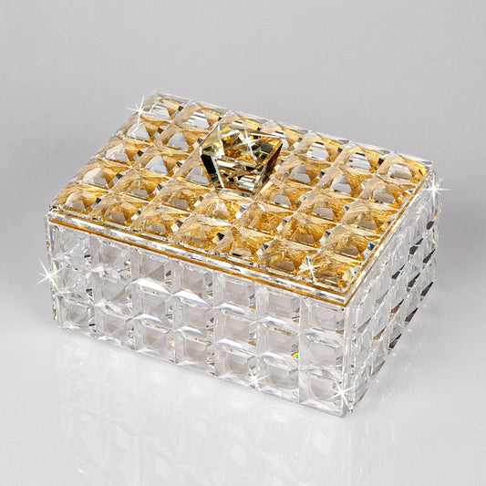 Decorative Gold Leaf Jewellery Box
