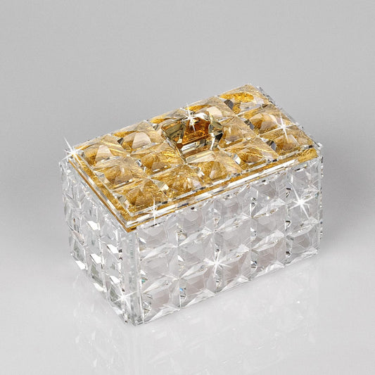 Mosaic Gold Leaf Jewellery Box